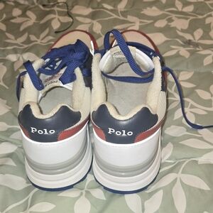 Polo by Ralph Lauren Men's Red and Blue Sneakers
